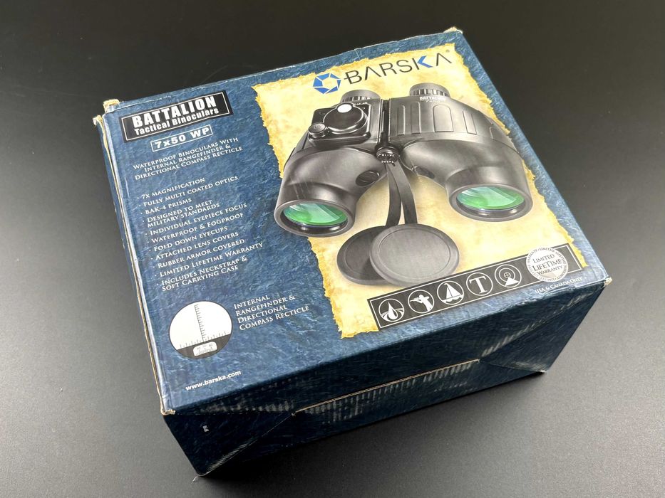 Бінокль Barska Battalion 7x50 WP Compass, бинокль