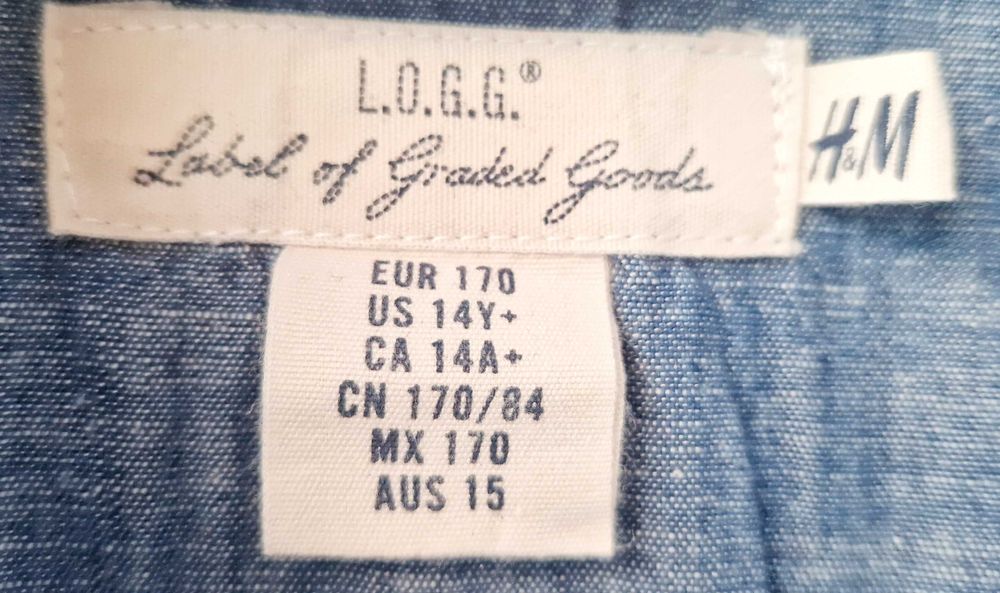 Koszula H&M 170 cm 14 lat+ krótki rękaw