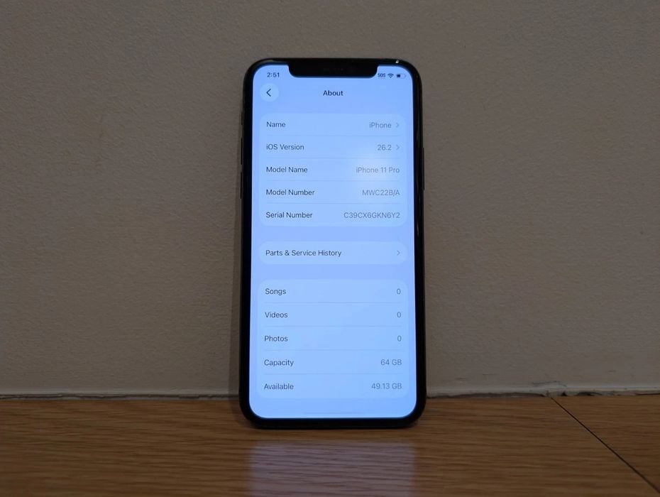 telefon Apple iPhone 11 Pro > 64gb > Space Grey > 85% kondycji  okazja