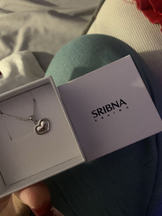 Продам кулон из серебра 925 «Сердце» (новый, в коробочке)