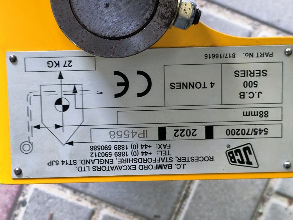 Oryginalny Hak zawiesie JCB 4 tony ładowarka teleskopowa