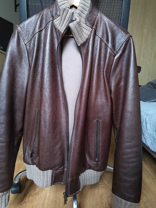 Kurtka skórzana BOMBERKA