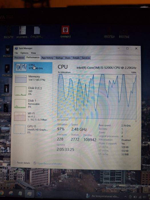 Portátil Lenovo thinkpad