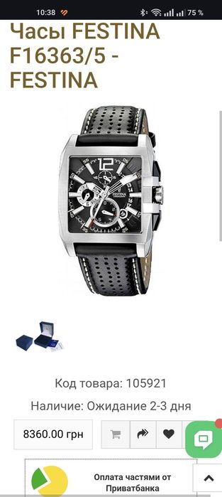 Мужские часы Festina F16363/5