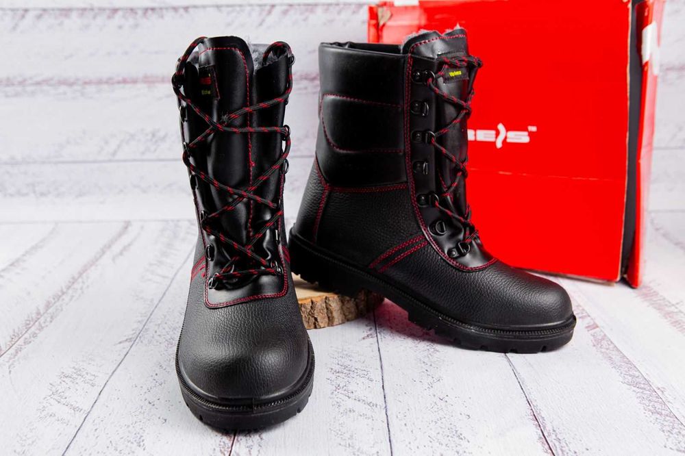 Чоботи робочі зимові метал.носок Спецвзуття Польща, Берці робочі ШКІРА