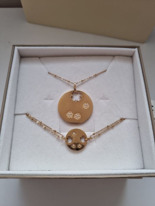 Apart Naszyjnik i bransoletka  z cyrkoniami - konczynka