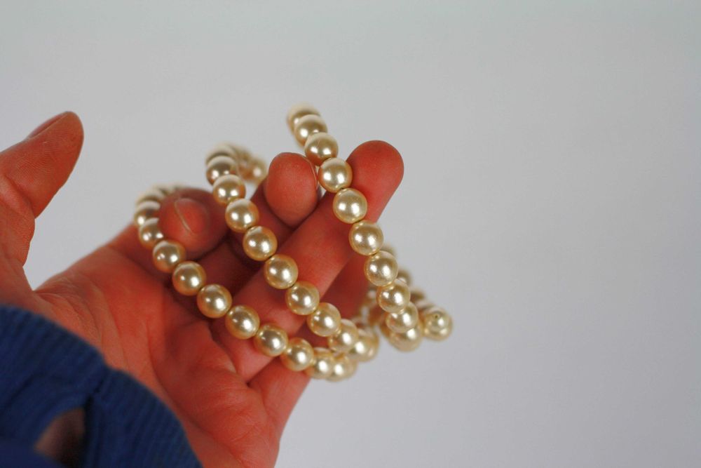 Bransoletka z perełkami PRL