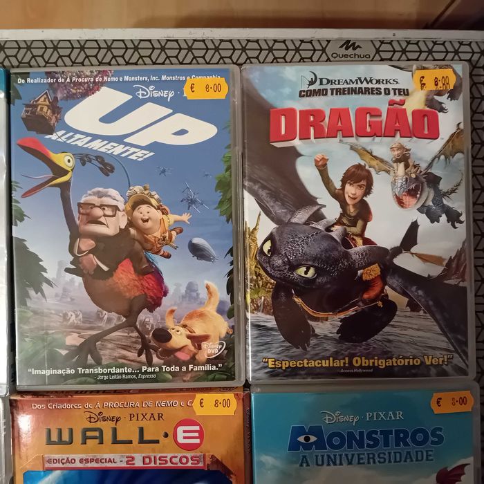 Filmes de Animação da DreamWorks e Disney-Pixar I.