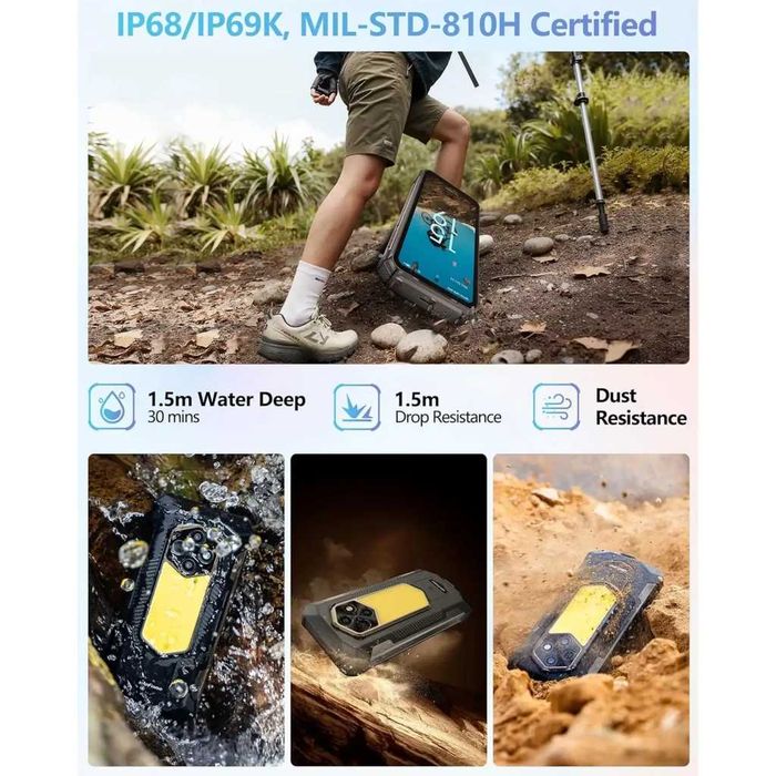 Ulefone RugKing 5 Pro 8GB/256GB IP69K 20000mAh 1.8GHz