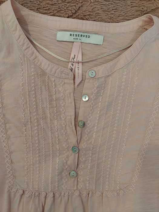 Reserved Bawełniana bluzeczka 38 Elegancka wyjściowa