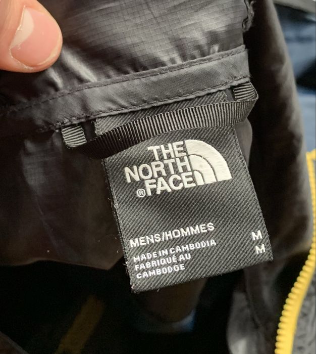 Ветровка куртка The North Face Windwall Jacket Blue Yellow Size M Mens