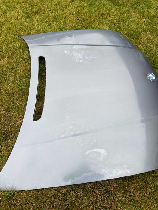 Maska E46 przedlift sedan do lakierowania stahlblau