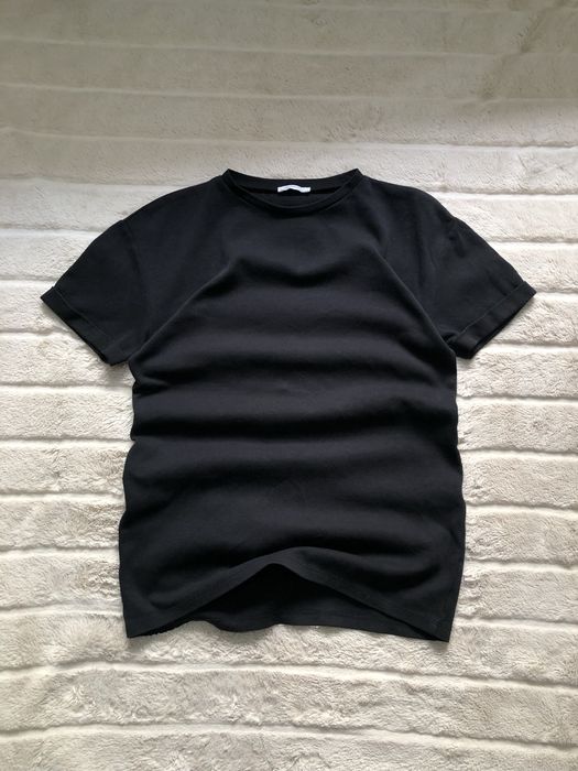 ZARA (S Oversized) Black Basic Trafaluc T-Shirt мужская футболка черна