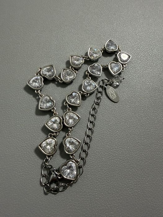 Чокер grains de verre з серцями