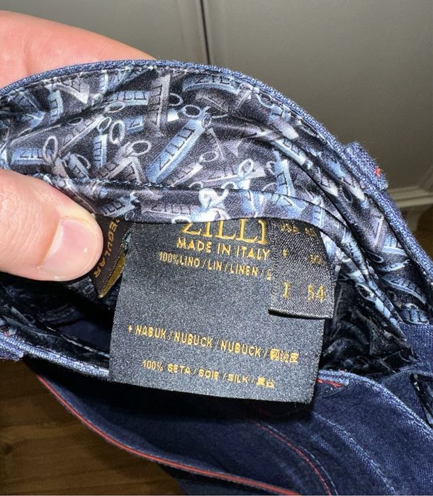 Льняные штаны-брюки Zilli