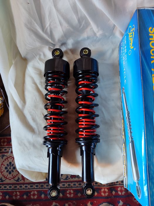 Амортизатори задні посилені 345 мм по осях.Дельта, Альфа, Мустанг.