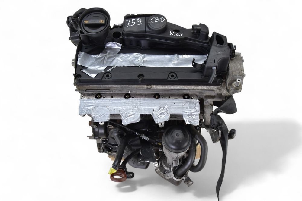 Silnik PASSAT B6 GOLF VI JETTA III YETI 2.0 TDI CBD  POMIAR KOMPRESJI