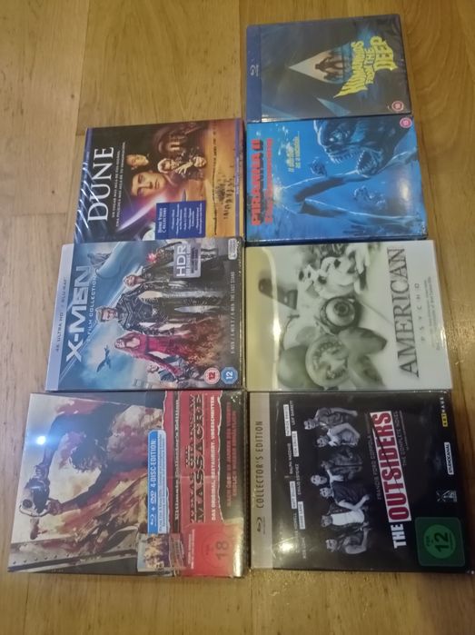 F Blu ray X-Men Duna Outsiders American Psycho