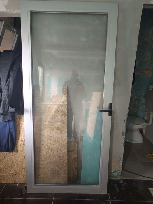 Porta de vidro duplo