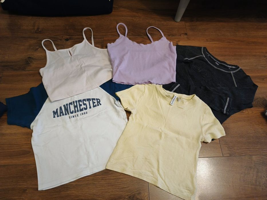 SUPER paka ubrań 12sztuk-rozm 32/34, cena za całość, pullandbear, h&m, Sinsay,