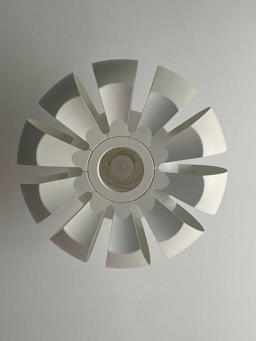 Lampa wisząca IKEA | Biała lampa sufitowa Kwiatek / Nowoczesna / Loft