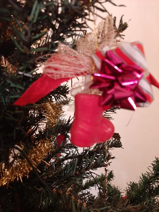 árvore de natal rica e variada