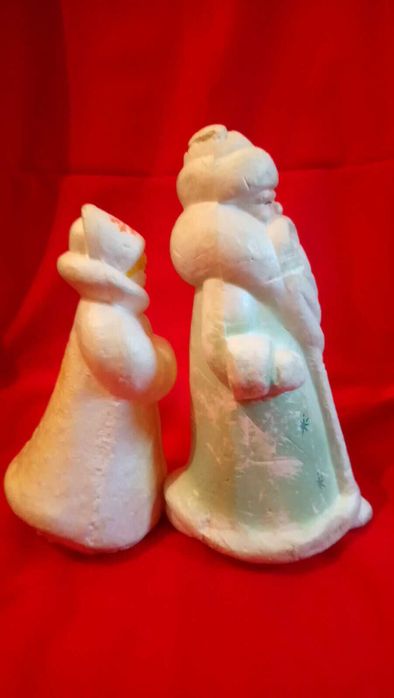 Дед Мороз и Снегурочка (пенопласт)