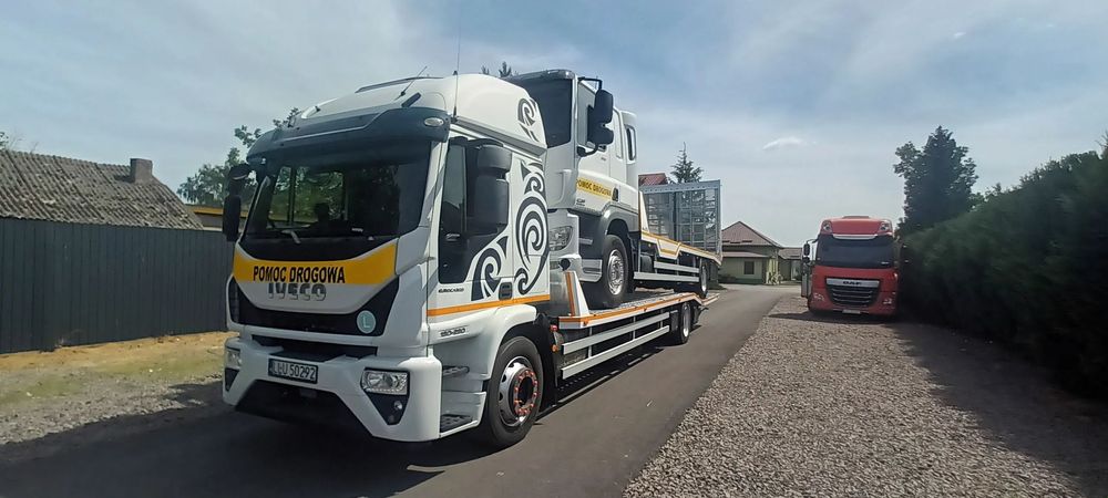 Iveco Eurocargo  Nowa zabudowa hydraulika pomoc drogowa autolaweta