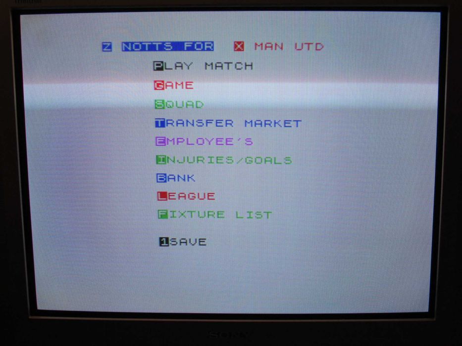 Jogo Zx Spectrum Football Director: 2 Player Super League