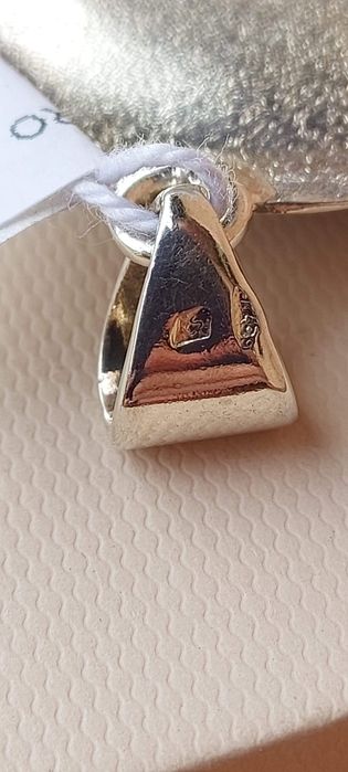 Zawieszka srebro 925 z agatem dendrydowym