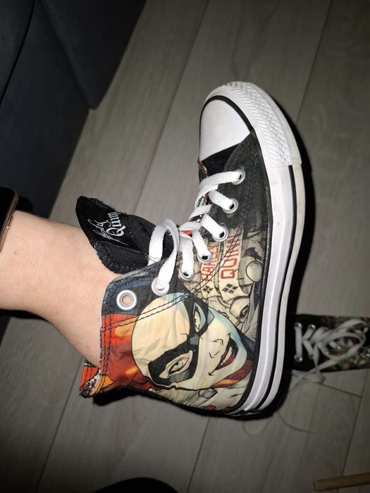 Trampki converse #Harley Queen 22cm r35 tm&DC comics