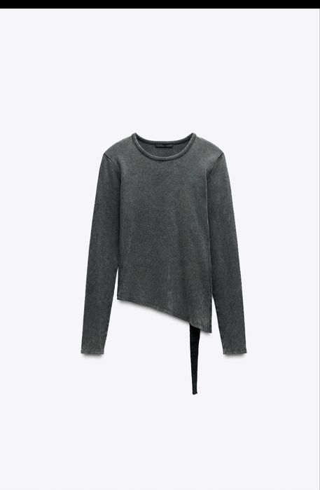 Кофта в рубчик з паском Zara , розмір S