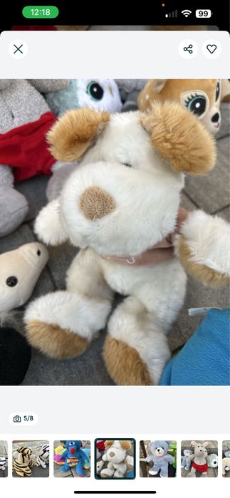 Piesek stan idealny duza maskotka