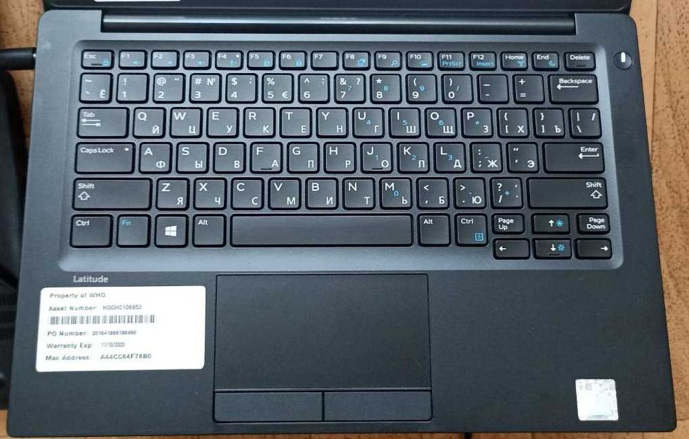 Dell Latitude 7280 по частям (разборка)