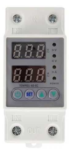 Реле напряжения и тока 40A 220v TOMZN TOVPD1-40-VA отсекатель