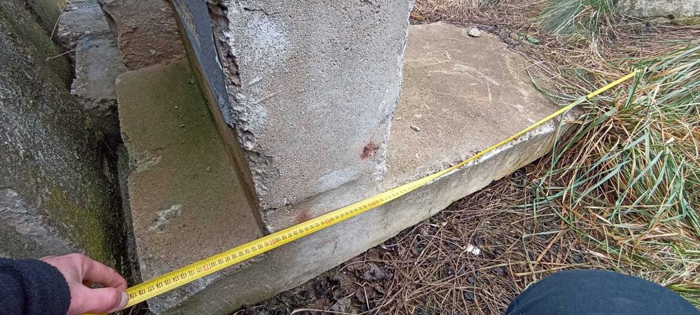 L elki betonowe 3m, ściana oporowa, mur oporowy