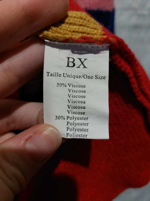 Цветной свитер one size