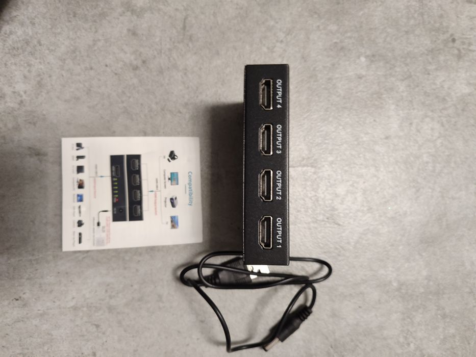 Splitter rozdzielacz HDMI Ultra HD 4K 1x4 4Kx2K