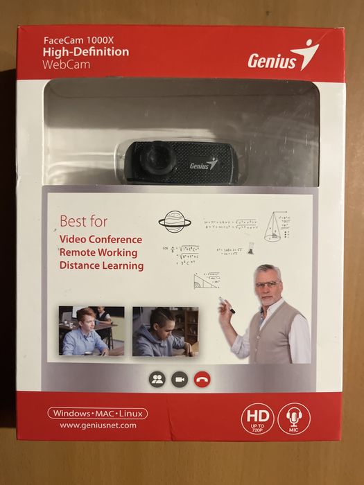 Веб-камера Genius FaceCam 1000x (Windows-MAC-Linux)