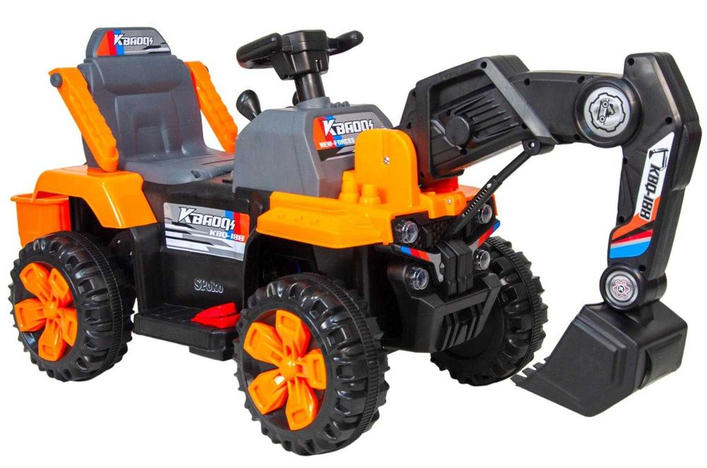 Дитячий автомобіль трактор великий на акумуляторі Spoko електромобіль