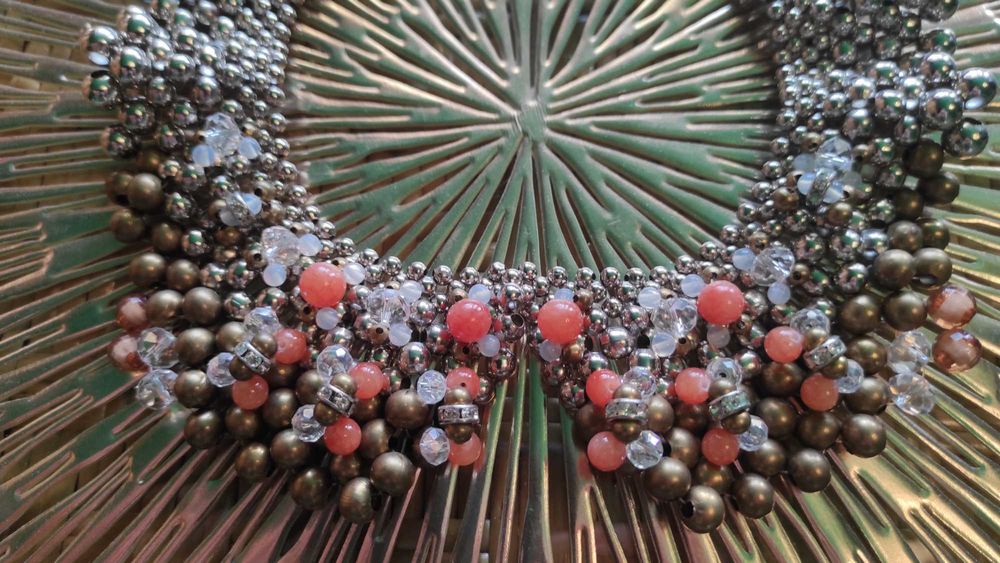 NASZYJNIK kołnierzyk artystycznie zrobiony