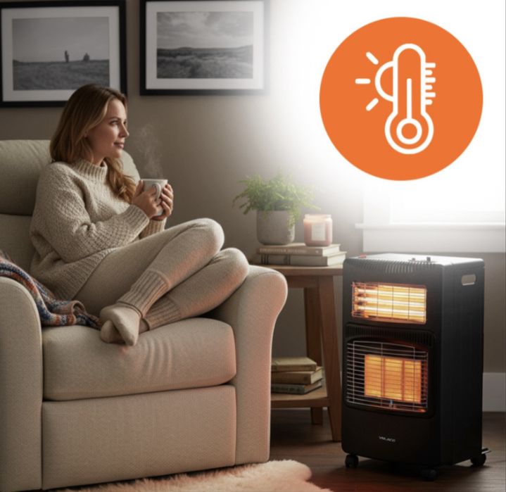 Газово-електричний обігрівач VELACO (Польща)