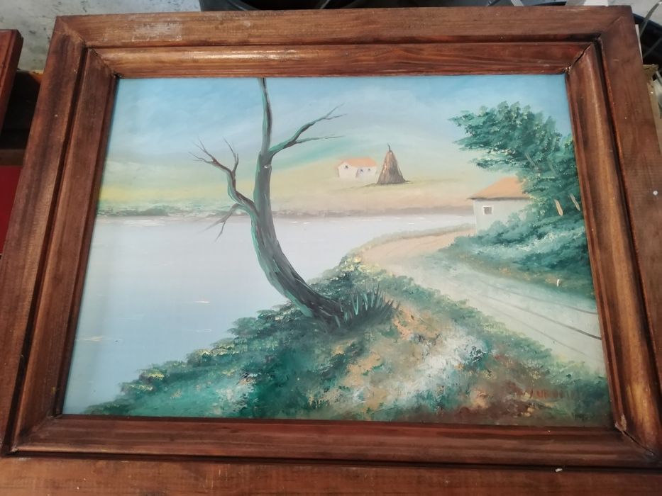 Quadro original pintado à mão.