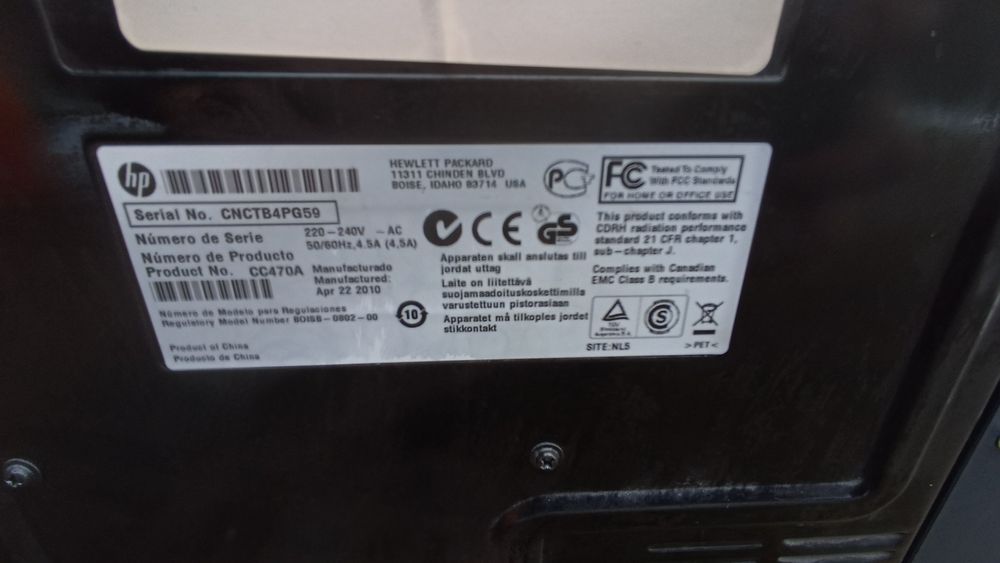 Drukarka HP Color LaserJet CP3525dn – na części