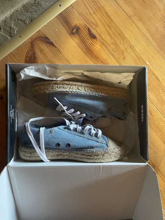DIESEL EXPODRILLAS LC W Womens Trainers Lace Up Denim Casual Sneakers