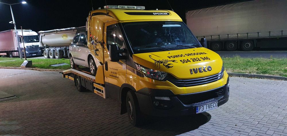 Autolaweta Pomoc drogowa holowanie samochodu Leszno