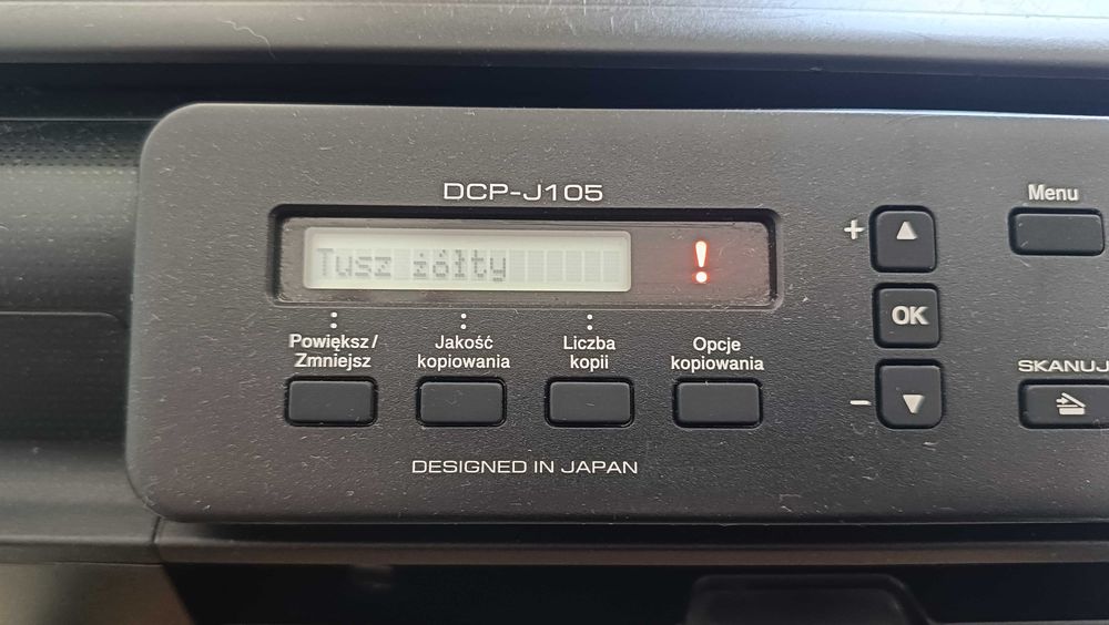 Brother DCP-J105 drukarka + skaner + Wi-Fi + dodatkowe kartridże