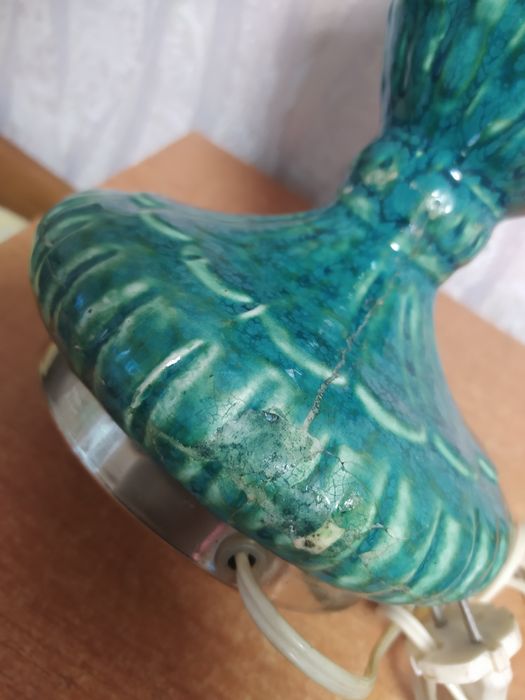 Лампа настольная,керамическая.