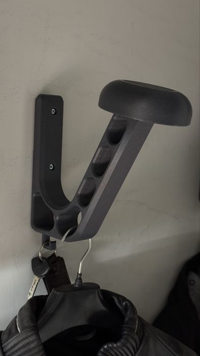 Suporte para Capacete e Casaco de Mota