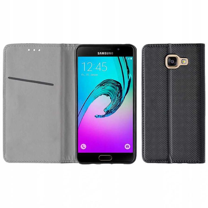 Etui z klapką do A5 2016 A510 + szkło hartowane